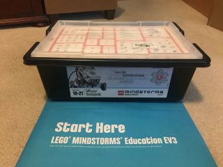 Lego 45544 Mindstorms Ev3 Core Set: Education,  All Parts With Tray,  Container