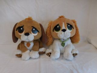 Rescue Pet Brown & White Puppy Dog Electronic Interactive Stuffed Plush Doll Toy