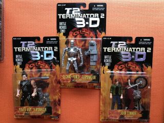 Terminator 2/ 3 - D Power Arm Terminator,  Techno - Punch Terminator,  John Connor 1997