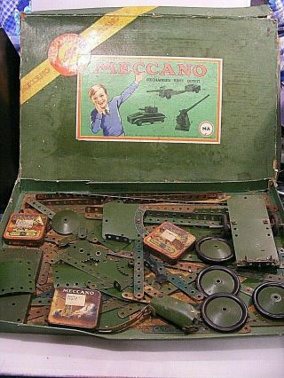 Vintage Meccano Army Ma Boxed
