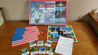 Know Your America Trivia History Board Game 1982 By Cadaco