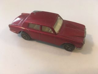Matchbox Lesney 1967 Rolls Royce Silver Shadow 24 Red Superfast Release