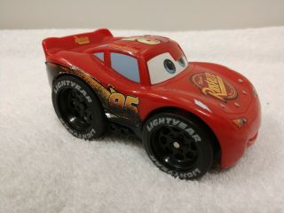 Rare - Mattel Disney Pixar - Shake N Go - Burnt Lightning Mcqueen Car