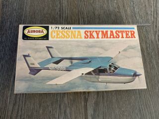 1968 Vintage Aurora 1/72 Cessna Skymaster 279 - 70 (first Issue)