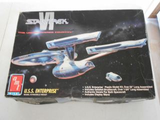 1991 Star Trek Vi " The Undiscovered Country ".  U.  S.  S.  Enterprise Model Kit