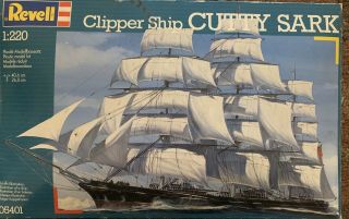 Vintage Revell Clipper Ship Cutty Sark Model Kit