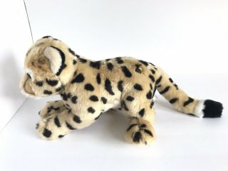 Fao Schwarz Cheetah Cub Baby Toy Plush 12 Inches Realistic