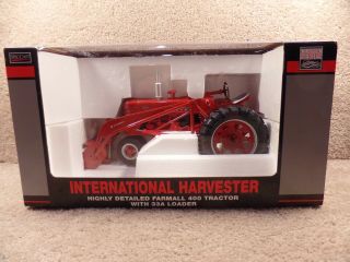 Spec Cast 1/16 Scale Ih International Harvester Farmall 400 With 33a Loader