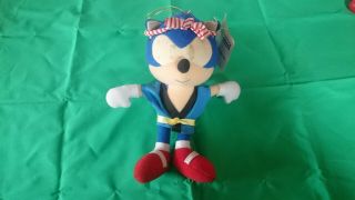 Sonic The Hedgehog Plush Stuffed Summer Festival Toy Sega Japan 1993