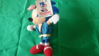 Sonic the hedgehog Plush Stuffed Summer Festival Toy SEGA JAPAN 1993 3
