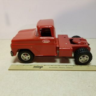 Toy Tonka 1963 Gmc Red Semi Tractor Truck Restored