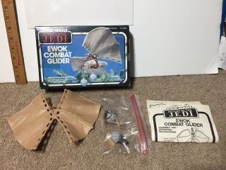 Star Wars Rotj Ewok Combat Glider 1983 Kenner Vintage Boxed