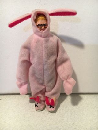 A Christmas Story Ralphie In Bunny Suit Figure Pink Nightmare