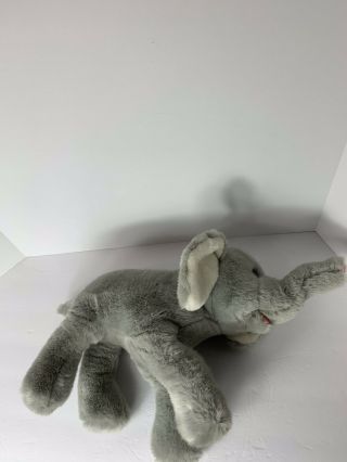 Russ Berrie Floffles Soft Plush Gray Elephant Baby Toddler Toy