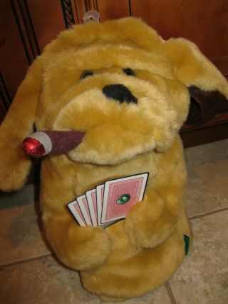 Winning Edge Designs Plush Hand Puppet Dog Adult Cigar Cards