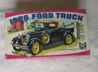 Vintage 1928 Ford Truck 1/25 Multiple Scale Kit 304 - 150 By Mpc