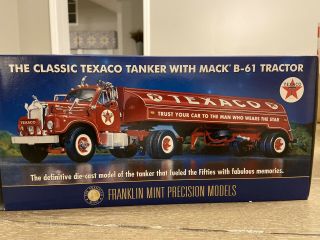 Franklin Diecast Mack B - 61 Tractor & Texaco Tanker