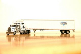 Dcp 31356 " Tri - Line Freight Systems " Kw W900 W/dry Goods Van Trailer 1:64