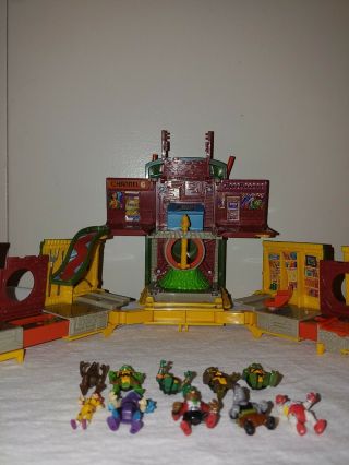 Tmnt Mini Mutant Party Wagon Playsets And Mini Figures.