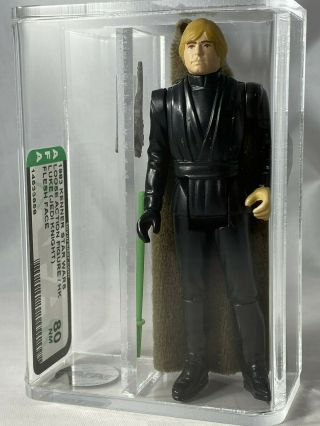 Luke Skywalker Jedi Knight Kenner Vintage Star Wars Loose Afa 80 Nm Rotj Hk 1983