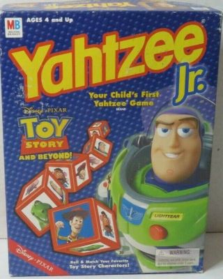 Milton Bradley Toy Story And Beyond Yahtzee Jr.  Complete 2002