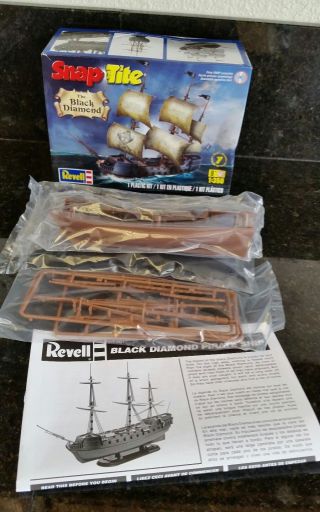 Revell The Black Diamond 1/350 Scale Pirate Sailing Ship Model Kit