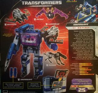 Transformers Universe Soundwave w/Tapes 2009 SDCC Exclusive 25th Anniversary 2