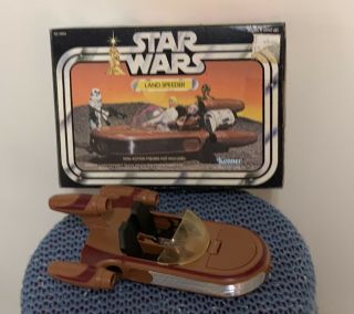 Star Wars Vintage 1977 Kenner Landspeeder Vehicle W/ Box 1st