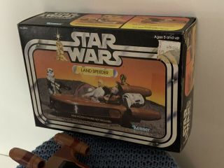 Star Wars Vintage 1977 Kenner Landspeeder Vehicle w/ Box 1st 2