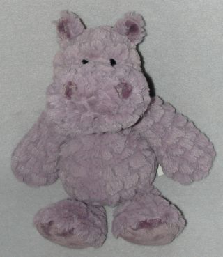 Nat & Jules Plush Purple Hippo Soft Stuffed Toy Mellow Fellows Lavender