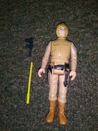 Star Wars Vintage Kenner Luke Skywalker Bespin Fatigues Esb 1980 100 Complete