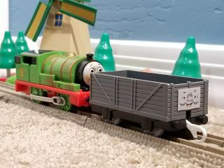 Tomy Trackmaster Thomas & Friends " Put Upon Percy " Custom Troublesome Truck Set