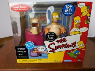 Simpsons Nuclear Power Plant Playset W/exclusive 5 " Radioactive Homer Figure