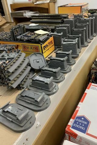 Mth Graduated Trestle System 24 Piece 40 - 1033 Mth Realtrax Railking
