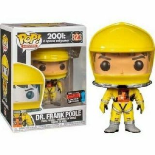 2001 A Space Odyssey Dr Frank Poole 823 Pop Vinyl Funko Nycc 2019 Exclusive