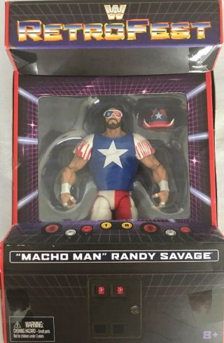 Macho Man Randy Savage Wwe Mattel Elite Retrofest Action Figure Toy