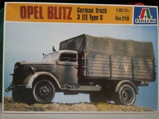 Italeria German Opel Blitz 3 Ton Truck Wwii Model Toy War Collectible 1:35