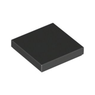 Lego 20x Black 2x2 Tile Flat Thin Studless Plate Brick - 306826 3068