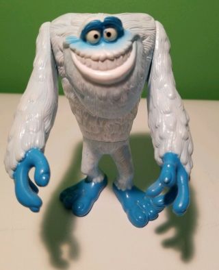 Mcdonalds Monsters Inc Happy Meal Action Figure Yeti 5 " Snowman Toy Disney Pixar