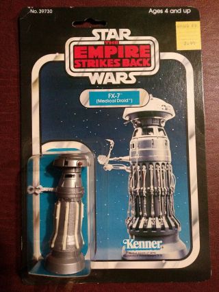 Star Wars The Empire Strikes Back Fx - 7 (medical Droid) Vintage Figure 32 Back