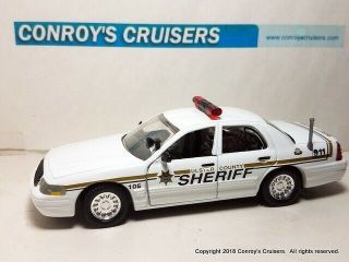 Road Champs 1/43rd Scale Ulster County,  York Sheriff Diecast Car - Loose