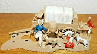 1954 Revell Miniature Masterpieces H - 507 Chuck Wagon Folk Art Fun Cake Topper
