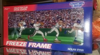 Nolan Ryan Starting Lineup Freeze Frame Hof Mlb Rangers Mets Astros Angels 1995