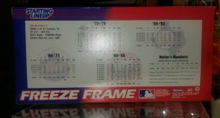 NOLAN RYAN STARTING LINEUP FREEZE FRAME HOF MLB RANGERS METS ASTROS Angels 1995 2