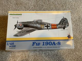 1/48 Eduard Fw190a - 8 Weekend Edition 8429 With Accessories
