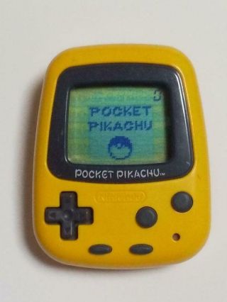 Very Rare Nintendo Pocket Pikachu Pedometer Virtual Pet Walker Game Anime Ex F/s