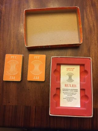 Vintage 1964 Parker Brothers Pit Card Game Complete / Box