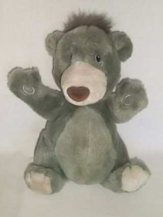 Vintage Disney 10 " Plush Baby Baloo Bear Cub Jungle Book Stuffed Animal Toy Gray