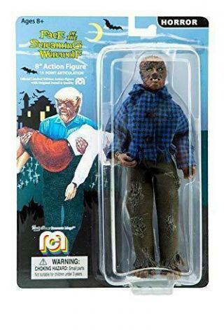 Mego Horror The Face Of The Screaming Werewolf 8 " Action Figure