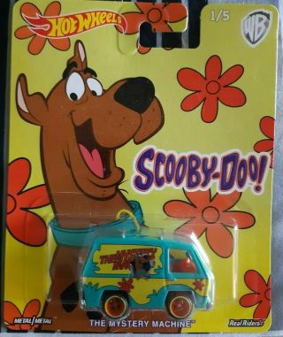 Hot Wheels Scooby - Doo Mystery Machine 1/5 Real Riders Monmc